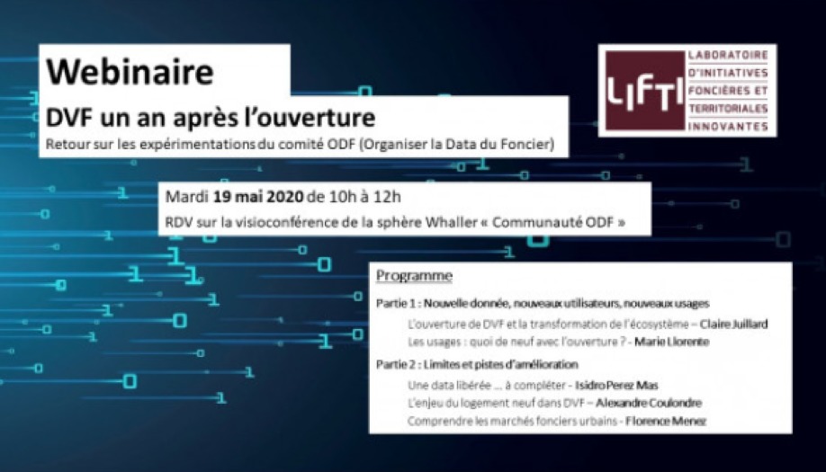 Webinaire sur la data au LIFTI